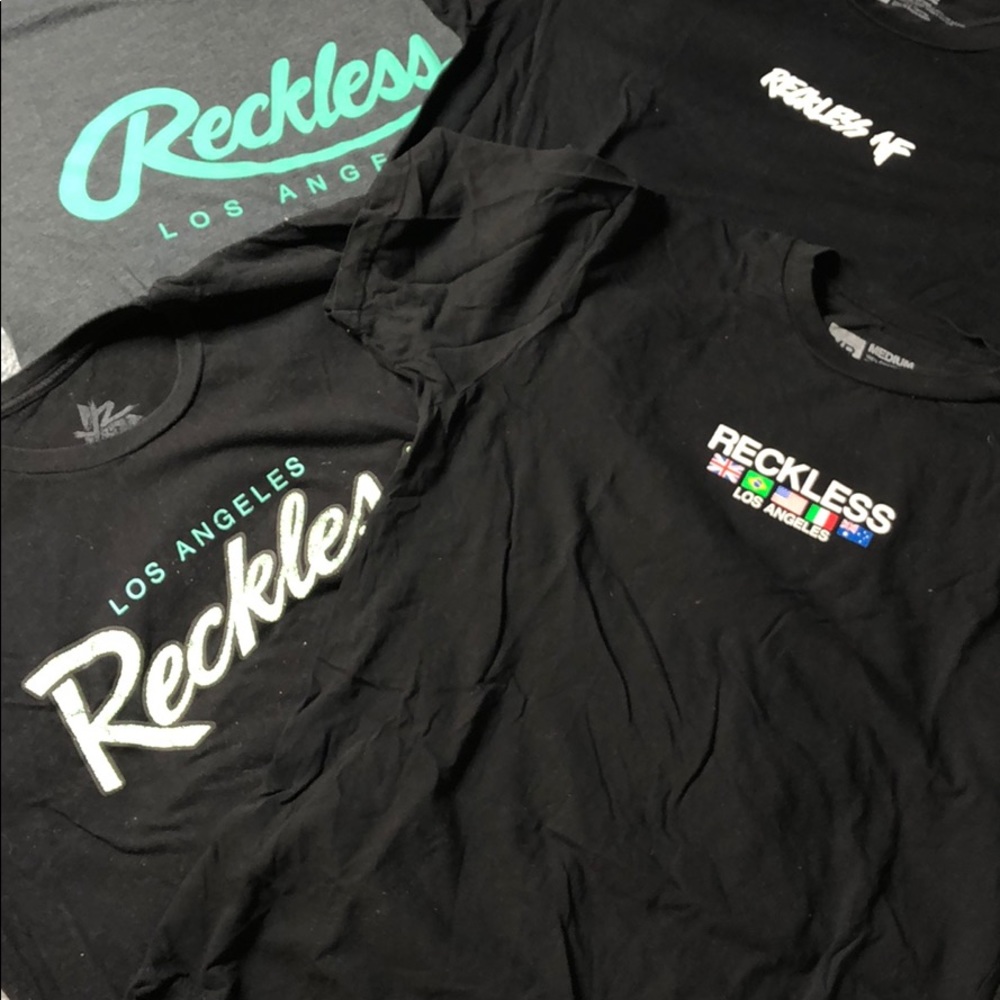 Bundle of Young and Reckless T shirts